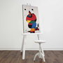 Wallity Lienzo Decorativo Joan Miró Mujer, pájaro, estrella 45 x 70 cm